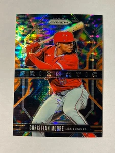 2025 Panini Prizm Prizmatic Orange Prizm #6 Christian Moore /399 - Bild 1 von 2