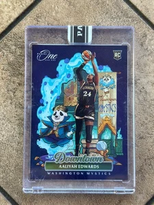 Aaliyah Edwards 2024 Panini One and One Downtown Rookie SSP Mystics - Imagen 1 de 2
