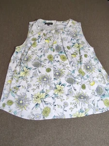 Top para mujer Jones New York | Talla 18W | Elegante blusa floral sin mangas - Imagen 1 de 23