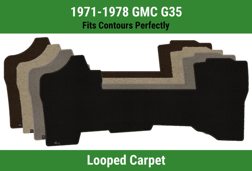 Alfombra de primera fila Lloyd Classic Loop para GMC G35 1971-1978  Foto 1 de 4
