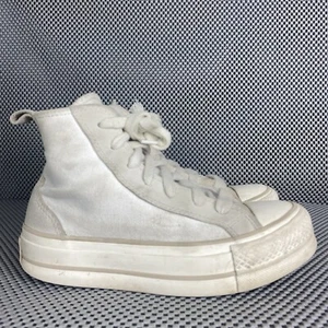 Converse Chuck Taylor All Star Lift Platform Sneaker Womens 5.5 White Hi Top - Picture 1 of 11