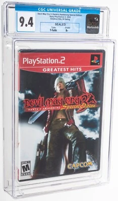 SEALED, Devil May Cry 3: Dante's Awakening / CGC 9.4 B+, PS2 Capcom, 2006, US - Image 1 of 2