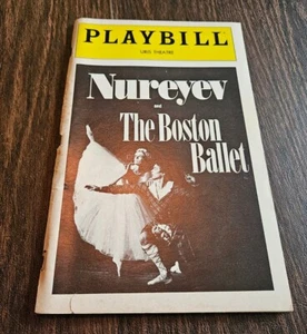 Playbill - Uris Theatre - Nureyev and The Boston Ballet - EX - Free Shipping - Picture 1 of 8