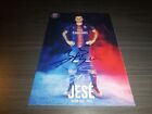 Jese Rodriguez Hand Signed Paris Saint Germain Autograph Card