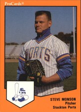 1989 Stockton Ports ProCards #384 Steve Monson
