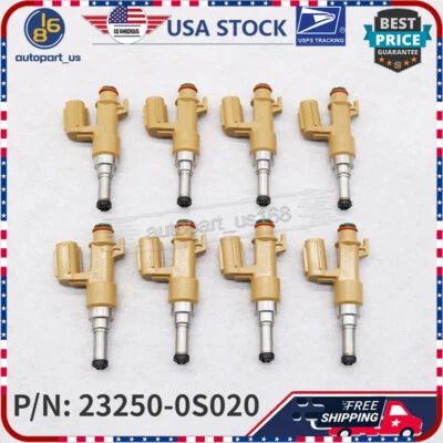 NUEVO juego de 8 inyectores de combustible aptos para Lexus GX460 2010-2019 4,6 L L LX570 5,7 L V8 EE. UU. Foto 1 de 4