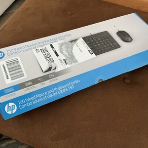 HP 150 Wired Mouse and Keyboard Combo - Picture 1 of 4