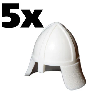 NEW LEGO - Headgear - Castle - Helmet Neck Protector nose guard White x 5 -70348 - Bild 1 von 1