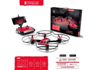 Fuse X22 Titanium Drone Live View Streaming with Auto Launch, Hover and Land - Picture 1 of 8