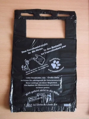 Gassi Beutel, Hundekotbeutel, Hundebeutel, Kotbeutel, 1000 Stück Schwarz - Bild 1 von 4