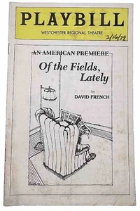 PLAYBILL - Westchester Regional Theatre - Of the Fields, Lately - February 1979 - Picture 1 of 4