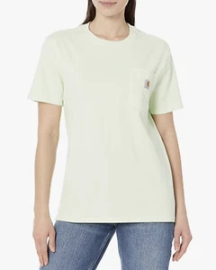 Carhartt Women's Loose Fit Heavyweight Short-Sleeve Pocket T-Shirt Small - Picture 1 of 1