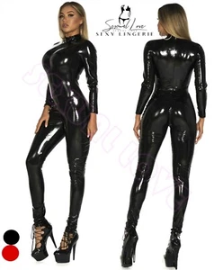 Catsuit Overall Pferd offen eng anliegend Clubwear Mistress Domina glänzend Latex - Bild 1 von 13