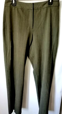 Pantalones de vestir RAFAELLA para mujer talla 10 pierna ancha recta trabajo oficina Foto 1 de 2