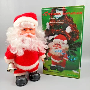 Caja Campana De Colección Caminando Papá Noel NO Funciona Juguete Musical Animado Caminatas Anillos - Imagen 1 de 12