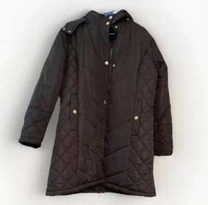 Kc Collections Quilted Long Sleeve Pockets Puffer Womens Jacket Size XL - Picture 1 of 4