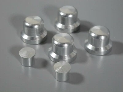 Aluminum Front & Rear Hubs Cover Wheel Nut Set Tamiya RC 1/14 King Grand Hauler - Image 1 of 4