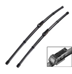 Wiper Blades Aero For Audi A6 (incl S6) SEDAN 2009-2016 FRONT PAIR 2 x BLADES - Picture 1 of 6