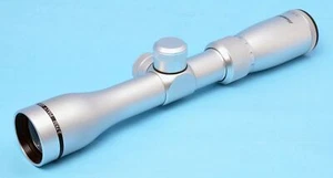 Long Eye Relief Pistol Scout Scope 2-7X32 Silver Chrome with Weaver Rings - Picture 1 of 3