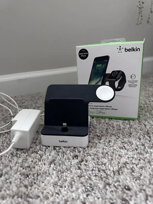 Mint Belkin PowerHouse Charge Dock For Apple Watch + Iphone Station - Image 1 of 3