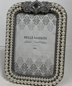 Belle Maison Embellished in  Jewels & Faux  Crystals Decor Frame, 4x6 in Photo - Picture 1 of 9