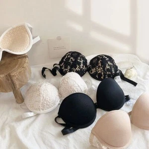 Strapless Push Up Bra - Plus Size Invisible Bras Cotton Underwear Sexy Brassiere - Picture 1 of 17