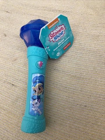 Shimmer & Shine Blue Genie Gem Microphone Lights Songs Sing Along New FP Works! Cover