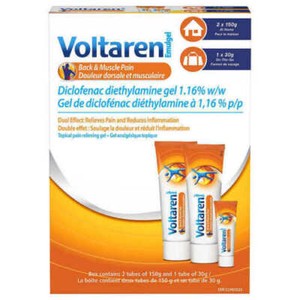 Volteran Topical Arthritis Pain Relief 330g (2X150g + 30g) Value Package