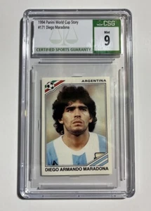 Diego Maradona CSG 9 Panini 1994 Mundial Historia Pegatina #171 Argentina - Imagen 1 de 4