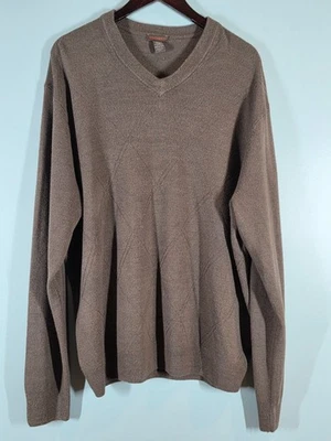 Dockers Crew Neck Sweater 3XLT Fall Light Brown Casual Warm - Image 1 of 4