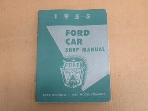 1955 Ford car Mainline Customline shop service  manual ORIGINAL - Picture 1 of 6
