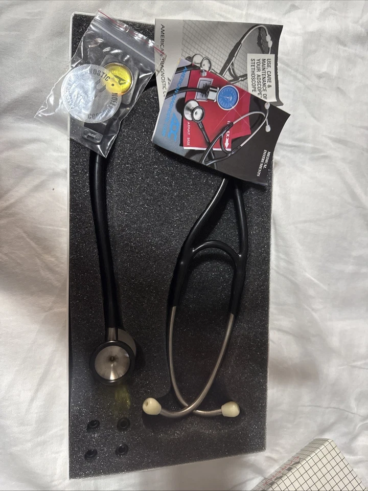 Nuevo estetoscopio de cardiología Adscope 602 American Diagnostic Corp Foto 1 de 4