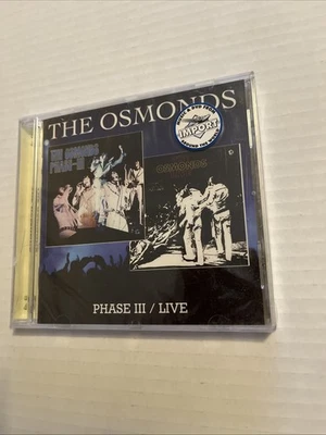 Phase III/Live by Osmonds (CD, 2008) - Imagem 1 de 4