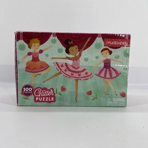 Mudpuppy Glitter Puzzle Ballerinas 100 Piece Kids Jigsaw Puzzle Dance Theme - Picture 1 of 14