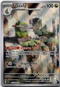 Fraxure Illustration Rare SV: Shrouded Fable 077/064 NM - Picture 1 of 2