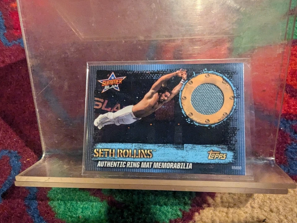 Seth Rollins WWE Topps Slam Attax 10th Edition Relic Wrestling Card Summerslam - Image 1 of 1