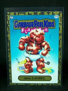 GPK 2011 Flashback Series 2, GOLD Border Parallel Card #43b Oral LAUREL, FB2 FS2 - Picture 1 of 2