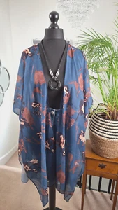 BEAUTIFUL NOMAD Ladies Kimono FESTIVAL hippie BOHO PLUS size 18 20 22 24 26 28 - Picture 1 of 9