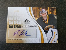 2010-11 SP Game Used - Tuukka Rask - Significance 11/50