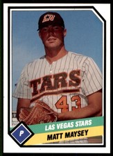 1989 CMC LAS VEGAS STARS #6 MATT MAYSEY LAS VEGAS STARS