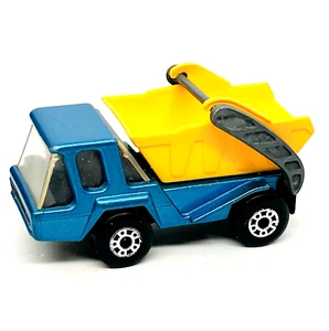 Matchbox Lesney Superfast 37 Skip Truck in blu, raro interno nero, come nuovo! - Foto 1 di 4