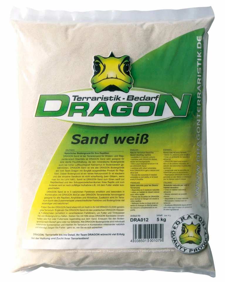 Terrariensand & Aquariensand Staubfrei - Farbe: Weiß - Menge: 5Kg - Bild 1 von 1