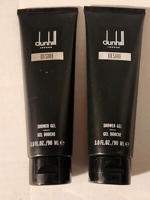 2 X Dunhill Desire Black Authentic Brand New Shower Gel 3.0 oz/90ml New - Image 1 of 2