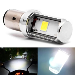 For Honda XL 125 Varadero 6500K White LED Headlight Bulb Head Light BAY20D - Picture 1 of 7