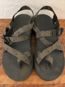 Mens 11~CHACO~Z-Cloud~Strappy Sandals~Open Toe~Water~Hiking Shoes~Army Green~EUC - Picture 1 of 9