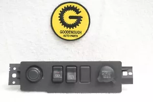 1997-2001 Jeep Cherokee 12V Power Outlet Rear Wiper Defrost Dash Control Switch - Picture 1 of 8