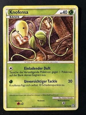 Pokemon Knofensa 57/102 HG&SS Triumph Common DE NM-Mint - Bild 1 von 2