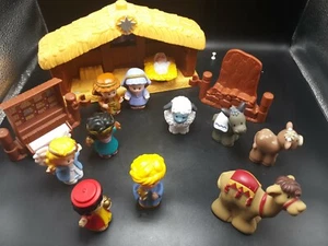 Belén Fisher Price Little People Deluxe Christmas Story 2002 - Imagen 1 de 8