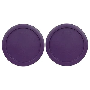 Ersatz Deckel für Pyrex 4 Tassen Aufbewahrung Deckel 6" Schüssel 7201-PC Lila (2er Pack) - Bild 1 von 1