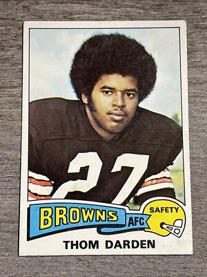 Thom Darden 1975 Topps Browns #342  *H636* - Image 1 of 2